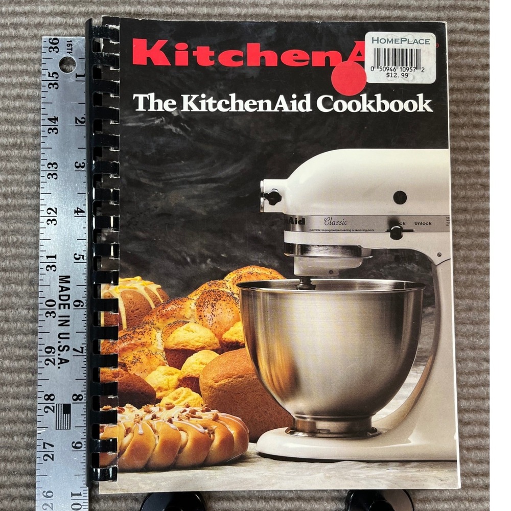 KitchenAid Cookbook Spiral Bound Vintage Stand Mixer Recipes USA
